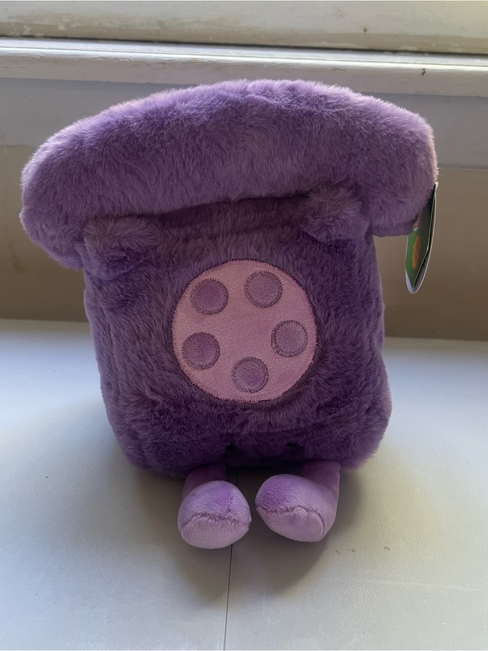 GIGGLESCAPE PURPLE TELEPHONE RETRO PLUSH, 7"